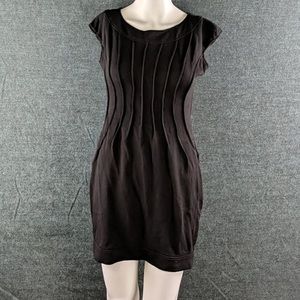 Maggy London Petites Black Knit Bodycon Dress